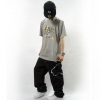 Amanda49 Hip Hop Style Street Fashion Head Portrait Round Neckline Elastic Cotton Short Sleeve T-Shirt