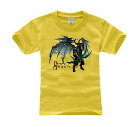 Amanda49 Men's Dota Round Neckline Cotton Short Sleeve T-Shirt