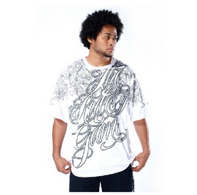 Amanda49 Hip Hop Style Street Fashion Round Neckline Short Sleeve T-Shirt