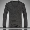 Amanda49 Top Grade Casual Style Fashionable V-Neckline Long Sleeve Knitting Sweater For Men