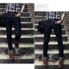 Amanda49 Fashion and Casual Style Slim Straight Jeans For Man