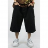 Amanda49 Hip Hop Style Street Fashion Feel Popular Pattern Loose Casual Middle Jean Pants