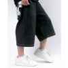 Amanda49 Hip Hop Style Street Fashion Feel Cartoon Pattern Loose Middle Jean Pants