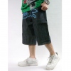 Amanda49 Hip Hop Style Street Fashion Cartoon Printing Pattern Blue Jean Trousers For Man