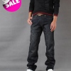 Amanda49 Leisure and Cool Black Long Jeans For Men