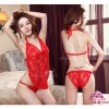 Amanda49 Hot Sale Classic Lace Backless Bellyband Dress + Split pants
