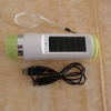 Amanda49 CIS-71023 Plastic 0.3W Solar Panel 6pcs Superbright White LED Solar Flashlight