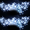 Amanda49 CIS-84012 Lovely Home Decoration White LED String Lamp with 2.5M 20 Heads Lotus LED - Use Battery