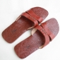 Women's Genuine Leather Brown Comfortable Home Slippers