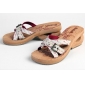 Women's Sweet Super Comfortable Wedge Belt Buckle High-heeled Slippers