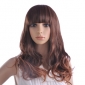 Long Fluffy Sweet and Lovely Style Neat Bang Curly Full Lace Wigs