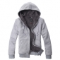 Fashion Korean Casual Cotton Zipper Even Cap Jacket
