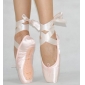 Ankle Straps Satin Light Pink Hard Soles Soft Ballet Shoes
