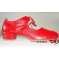 Women's PU Leather Iron Plate Double Wear-resistant Tap Shoes