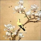 Frameless Flowers and Birds Hand-painted Decorative Oil Painting