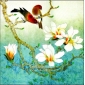 Frameless Flowers and Birds Hand-painted Three-dimensional Oil Painting