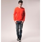 Men's Casual Sports O-Neck Long Sleeve Cotton Tops T-shirt