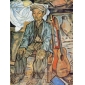 Gypsy Abstract on Canvas Painting Frameless Oil Painting