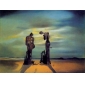 Archaeological Curfew Abstract on Canvas Painting Frameless Oil Painting