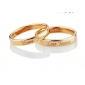 Classical Ring Tungsten Gold Ring Couple Rings