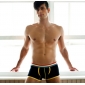 Men's Fashionable Boxers Pure Cotton Underwear Rainbow Stripe Pants