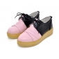 Lady Fashionable Casual Shoes Laced Platform Shoes Flat Heels