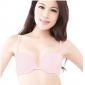 3 / 4 Cup Pink Seamless Deep-v Role Padded Detachable Shoulder Strap Bras