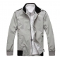Men's Leisure Jacket Solid Coats With Standing Collar