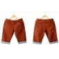 Men's British Sytle Fashion Summer Orange Leisure Shorts