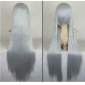 Nylon Hair Silvery Gray 1M Long Cosplay Wigs