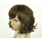 Girl Cute Inclined Bang Curl Style Short Hair Full Lace Wigs