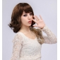 Girl's BOBO Head Neat Bang Pear Head Fleeciness Curl Style Short Hair Full Lace Wigs