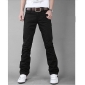 Men's Casual Korean Black Slim Fit Pants