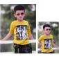 Boys' Spring and Autumn Long Sleeve Round Neck T-Shirts