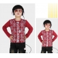 Boys' Cotton Long Sleeve Round Neck T-Shirts (bb5)