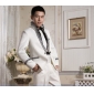Men's Korean White Groom / Master of Ceremonies Suits