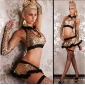 Halloween Leopard Cat Cosplay Clothes Sexy Underwear
