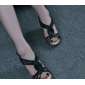 Women's Open Toe Wedges Sandal Roman High Heels