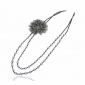 Korea Pearl Flowers Multilayer Sweater Necklace Women's Long Necklace