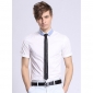 Short Sleeve Korea Fashion Leisure White Shirts for Men