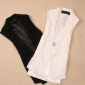 Chiffon Splicing OL Waistcoats for Women