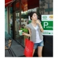 Korea Fashion Short Sleeve Slim Waistcoats for Women