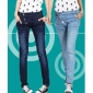Women's Korea Light Blue Fashion Stretchy Skinny Jeans