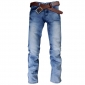 Men's Korea Slim Light Blue Jeans