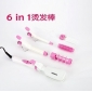 6 in 1 Ceramics Multifunctional Hair Curler Hair Straightener